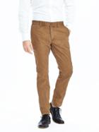 Banana Republic Mens Aiden Slim Herringbone Bedford Chino Size 32w 36l Tall - Brown Global