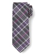 Banana Republic Mens Plaid Tie Size One Size - Purple