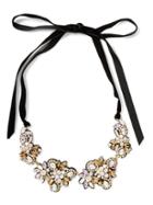 Banana Republic Crystal Embroidered Necklace - Multi