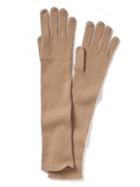 Banana Republic Italian Cashmere Blend Ribbed Glove - Camel