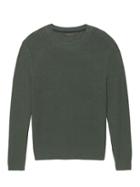Banana Republic Mens Terry-knit Crew-neck Sweater Cypress Size L