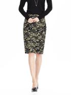 Banana Republic Womens Floral Pencil Skirt Size 0 - Greenhouse Floral