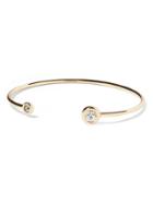 Banana Republic Womens Asymmetric Stone Open Cuff Gold Size One Size