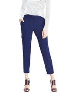 Banana Republic Womens Heritage Cargo Crop Pant Size 0 Regular - Bright Blue