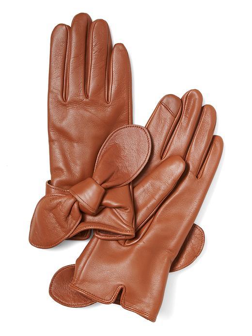 Banana Republic Bow Gloves - Brown