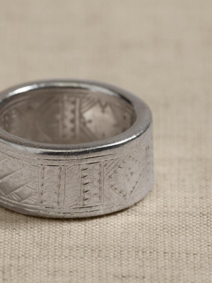 Azawagh Silver Ring 9mm | Ethnopur