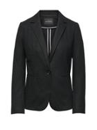 Banana Republic Womens Unstructured Wool-blend Knit Blazer Black Size 0