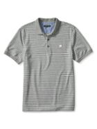Banana Republic Mens Signature Pique Polo Size L Tall - Gray Texture