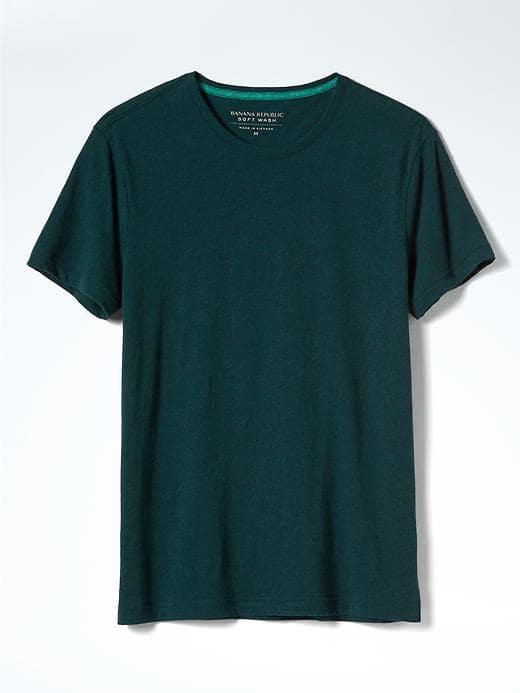 Banana Republic Soft Wash Tee - Green Grove
