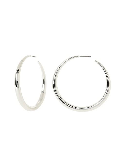 Banana Republic Tapered Metal Hoop Earring