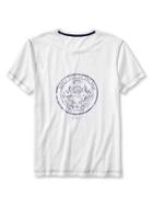 Banana Republic Heritage Ship Graphic Tee Size L Tall - White