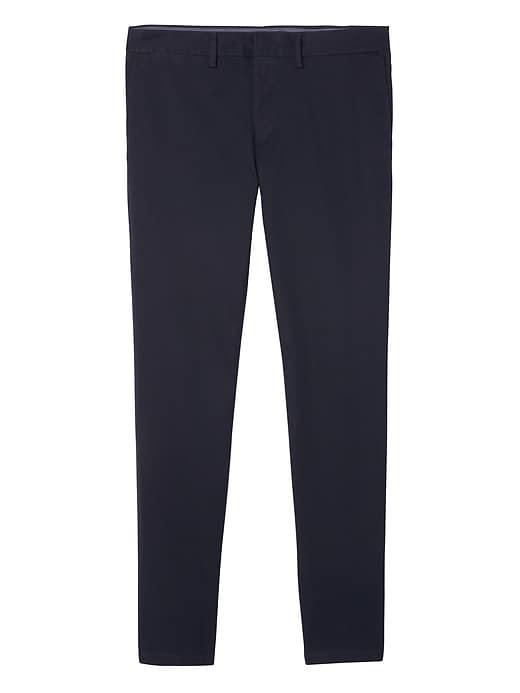 Banana Republic Mens Fulton Skinny Stretch Chino Pant Navy Size 36w