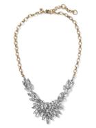 Banana Republic Mixed Metal Feather Necklace Size One Size - Mixed Metal