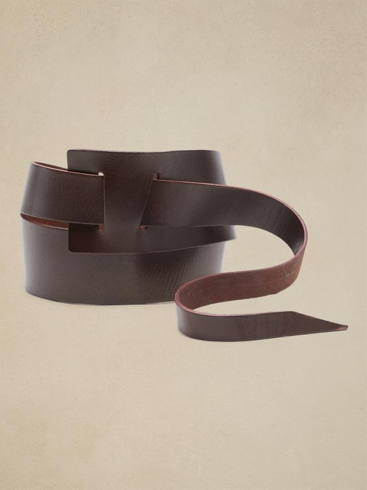 Punto Pull-through Leather Belt