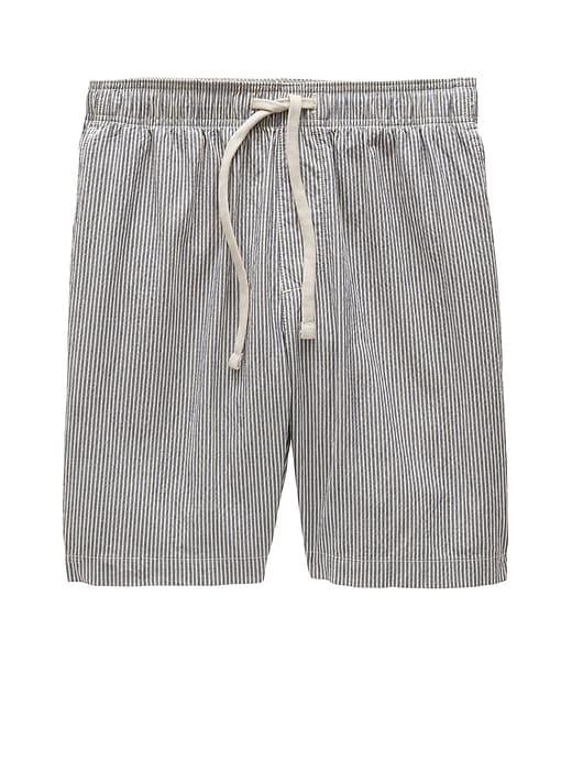 Banana Republic 8 Seersucker Easy Short
