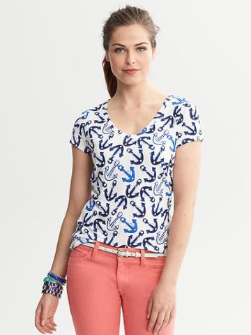 Banana Republic Anchor Graphic Tee