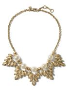 Banana Republic Pearl Leaf Necklace Size One Size - Pearl