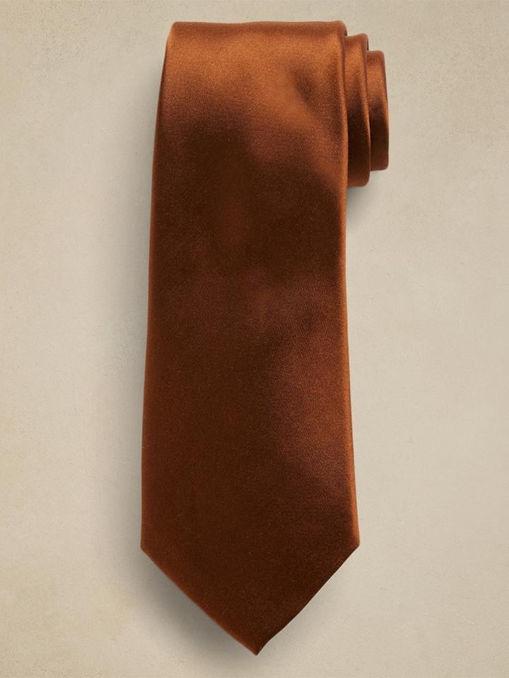 Solid Silk Tie
