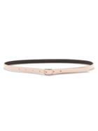 Banana Republic Centerbar Italian Leather Skinny Belt Size L - Blush