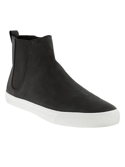 Banana Republic Mens Chris Chelsea Boot Size 10 - Black