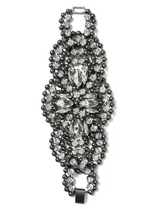 Banana Republic Deco Line Bracelet Size One Size - Hematite