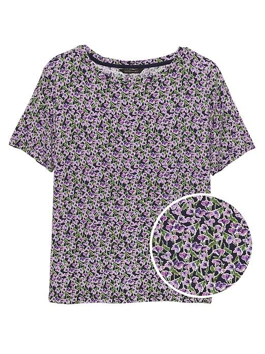 Banana Republic Soft Stretch Relaxed Scoop-neck T-shirt