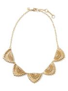 Banana Republic Embroidered Focal Necklace Size One Size - Gold