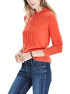 Banana Republic Womens Todd &amp; Duncan Cashmere Hoodie Size L - Oatmeal