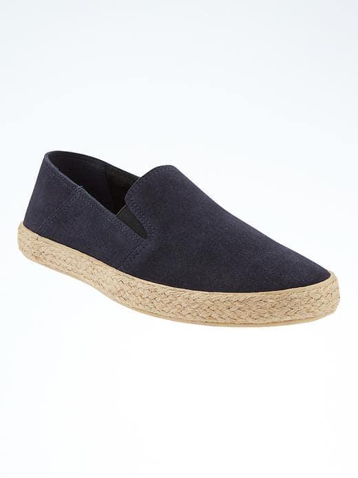Banana Republic Mens Bartlett Espadrille - Navy