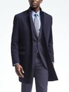Banana Republic Knit Topcoat - Navy