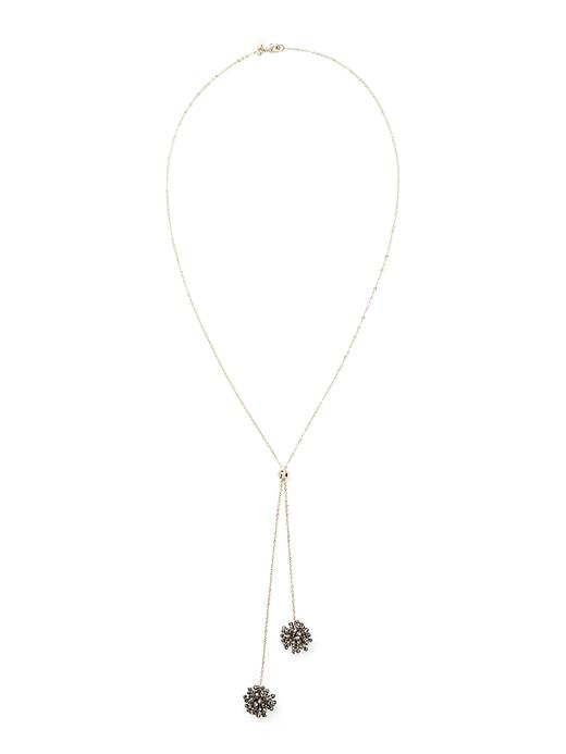 Banana Republic Beaded Starburst Lariat Necklace