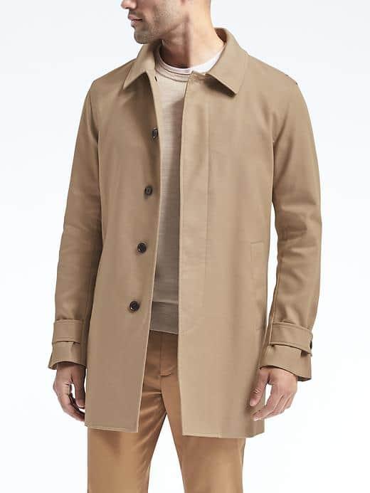 Banana Republic Mens Mac Jacket - Oak Tree