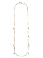 Banana Republic Navette Layer Necklace Size One Size - Clear Crystal