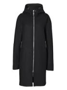 Banana Republic Mens Double Faced Italian Wool Blend Stadium Jacket - Black