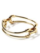 Banana Republic Womens Giles &amp; Brother Cortina Double Link Cuff Size One Size - Gold