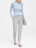 Banana Republic Avery Straight-fit Heathered Ankle Pant
