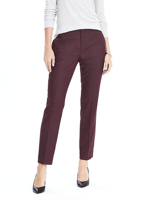 Banana Republic Womens Ryan Fit Flannel Pant Size 0 Regular - Royal Violet