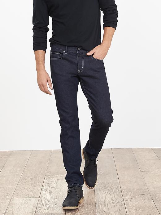 Banana Republic Mens Slim Rinse Wash Jean Size 38w 36l Tall - Rinse