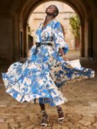 Stampa Wrap Dress