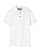 Banana Republic Mens Slim Luxury-touch Polo Shirt White Size Xl