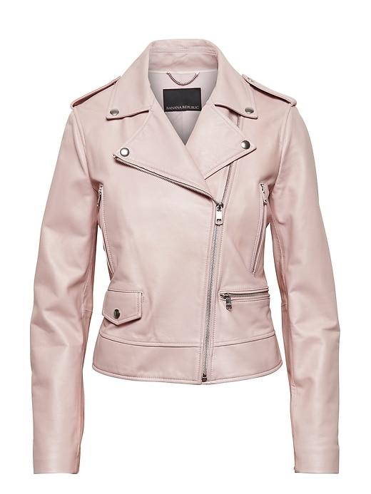 Banana Republic Leather Moto Jacket