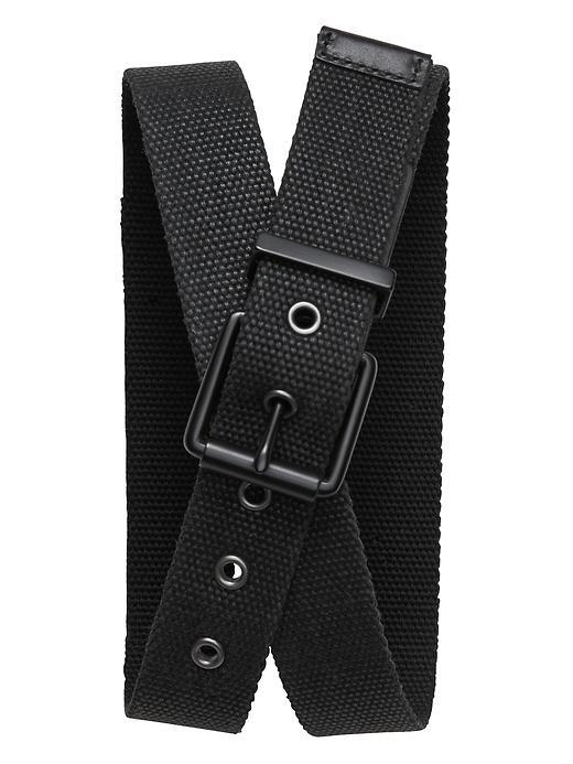 Banana Republic Mens Roller Buckle Belt Size 30 - Black