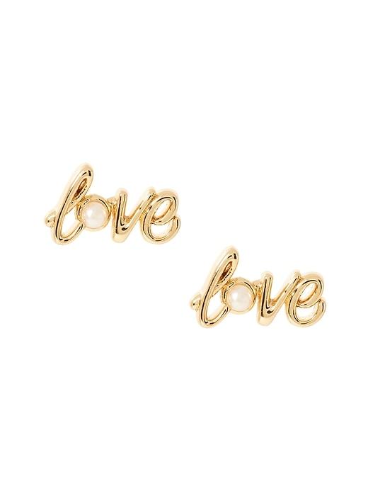 Banana Republic Mini Love Stud Earrings