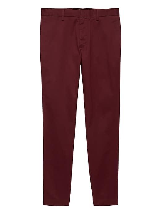 Banana Republic Mens Aiden Slim Rapid Movement Chino Pant Ruby Red Size 38w