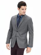 Banana Republic Mens Modern Slim Gray Wool Suit Jacket Size 36 Regular - Gray Texture