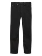 Banana Republic Mens Slim Luxe Traveler Black Jean True Black Size 38w