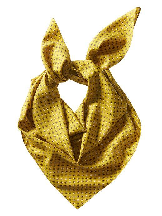 Banana Republic Citron Foulard Square Scarf Size One Size - Citron