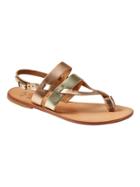 Banana Republic Womens Joie   A La Plage Positano Metallic Sandal Platinum Size 6