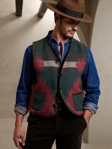 Br Archives Geometric Vest