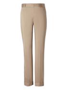 Banana Republic Womens Avery Straight-fit Sateen Pant With Cuff Khaki Size 2